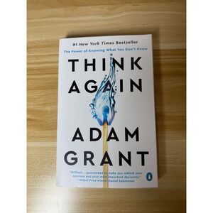 Think Again Adam Grant New York‎ Times Bestseller Hardcover Book